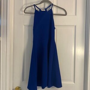 Women’s Dark Blue Halter Top Dress